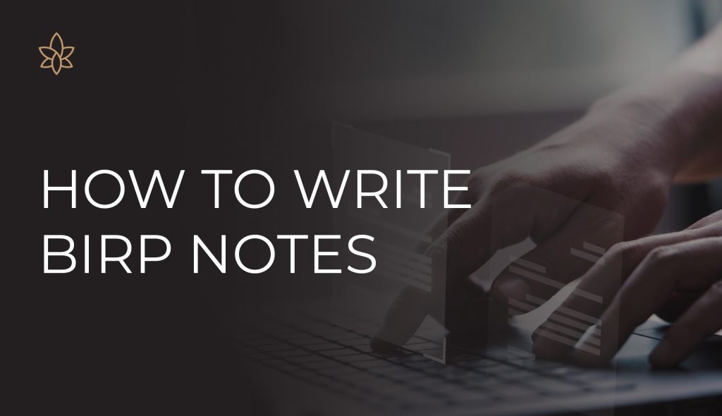 How to Write BIRP Notes